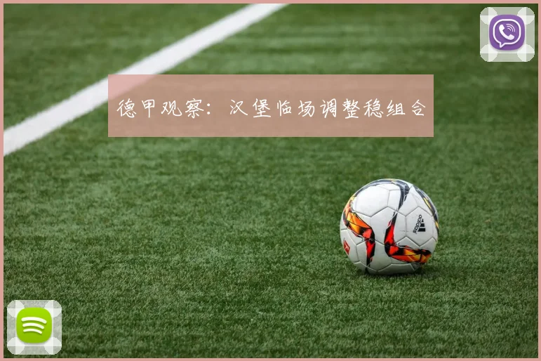 德甲观察：汉堡临场调整稳组合